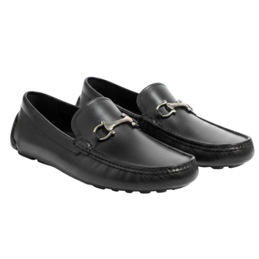 SALVATORE FERRAGAMO Parigi Gancini Driving Loafer Size 8.5D
